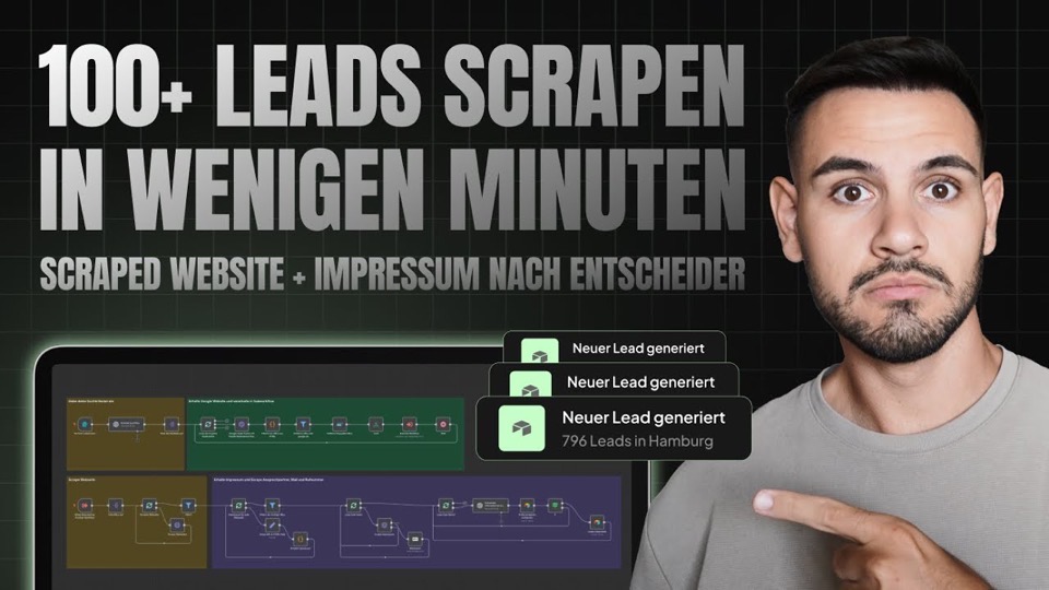 100+ Leads in wenigen Minuten scrapen und anreichern